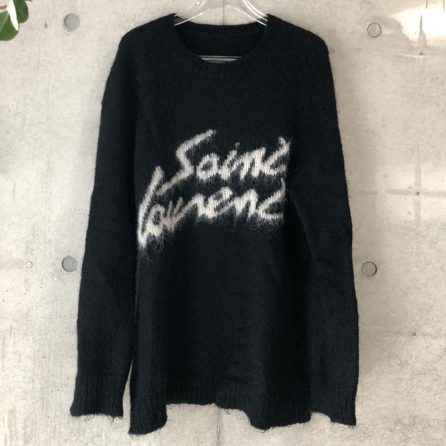新作】SAINT LAURENT 90年代ロゴ サンローランセーター 【着後レビュー
