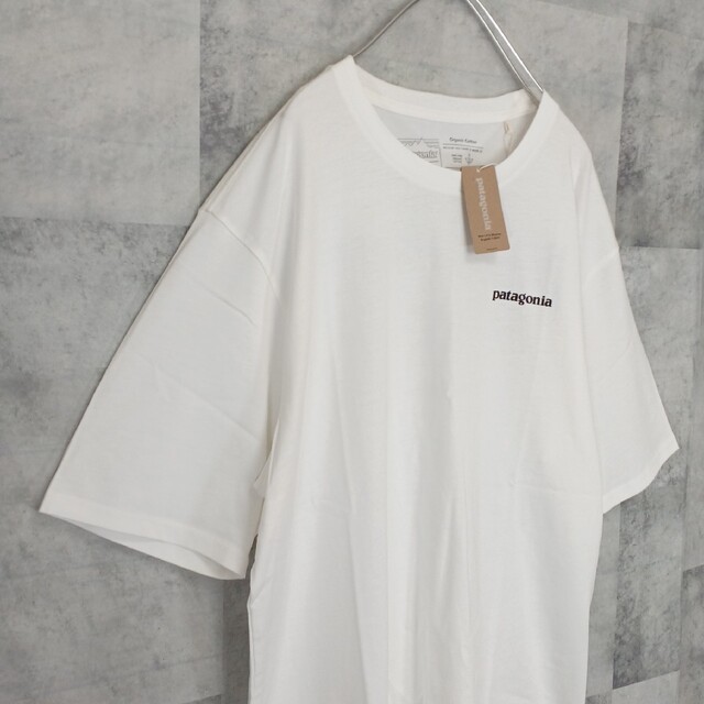 patagonia(パタゴニア)の❗新品未使用❗ patagonia パタゴニア メンズTシャツ 白 M キャンプ メンズのトップス(Tシャツ/カットソー(半袖/袖なし))の商品写真