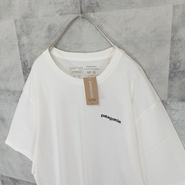 patagonia(パタゴニア)の❗新品未使用❗ patagonia パタゴニア メンズTシャツ 白 M キャンプ メンズのトップス(Tシャツ/カットソー(半袖/袖なし))の商品写真