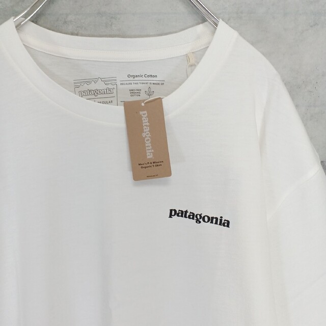 patagonia(パタゴニア)の❗新品未使用❗ patagonia パタゴニア メンズTシャツ 白 M キャンプ メンズのトップス(Tシャツ/カットソー(半袖/袖なし))の商品写真