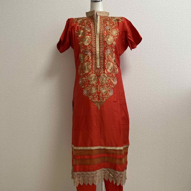 【No.224】インド　民族衣装　パンジャビドレス パンジャビスーツ 1