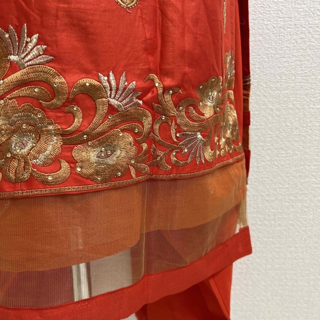 【No.224】インド　民族衣装　パンジャビドレス パンジャビスーツ 5