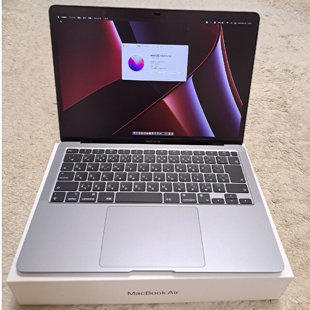 【美品】MacBook Air (2020/M1)16GB / 256GB