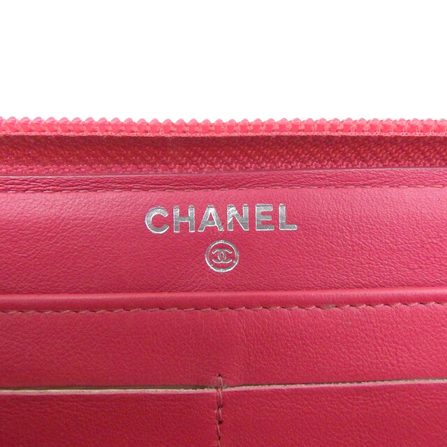 CHANEL(シャネル)の【本物保証】 シャネル CHANEL メイクアップライン ココマーク ラウンドファスナー 長財布 ピンク A69091 レディースのファッション小物(財布)の商品写真