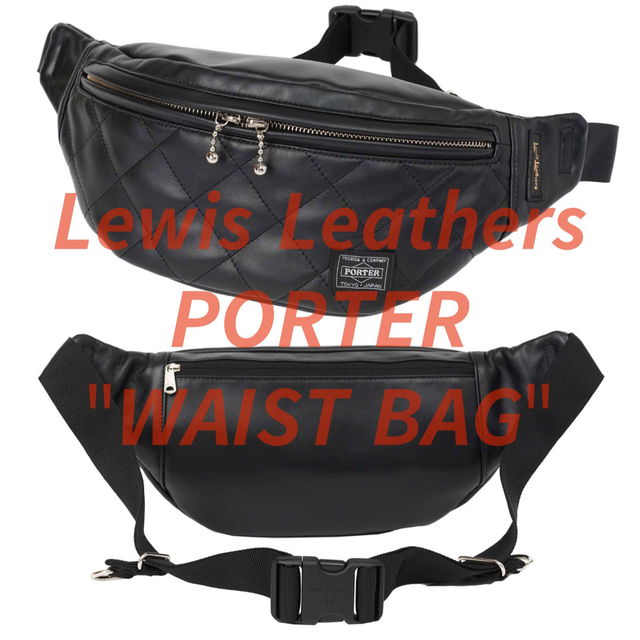 PORTER - ポーター × Lewis Leathers ルイスレザー WAIST BAG
