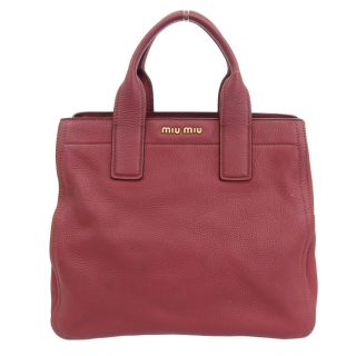 ミュウミュウ バッグ（レッド/赤色系）の通販 100点以上 | miumiuの