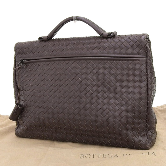 【本物保証】 美品 ボッテガヴェネタ BOTTEGA VENETA イントレチャート ブリーフケース ビジネスバッグ 113095