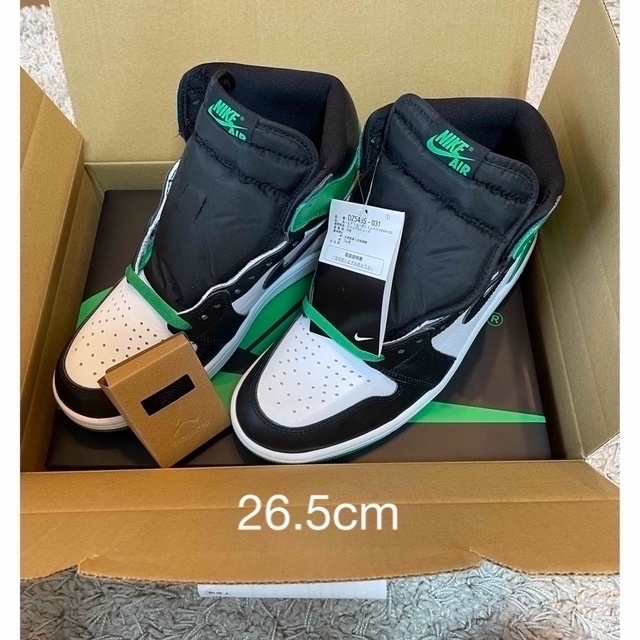 Jordan Brand（NIKE）(ジョーダン)のナイキ エア ジョーダン 1 レトロ HIGH OG ”ラッキー グリーン” メンズの靴/シューズ(スニーカー)の商品写真