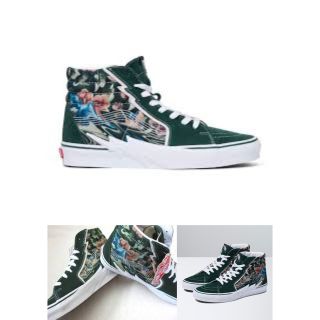 スケートハイ(SK8-HI（VANS）)のUSA限定 Vans SK8-Hi Bolt キャンバス&スウェード25.5㌢(スニーカー)