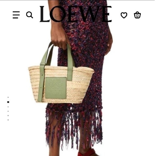 ロエベLOEWEかごバック