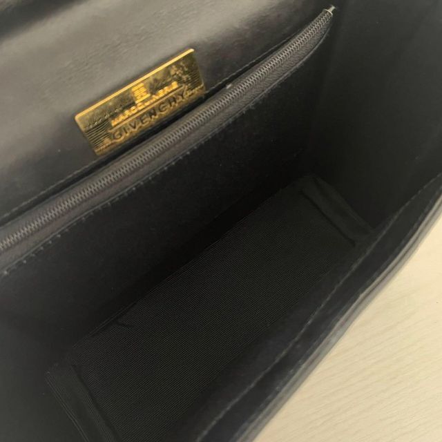 ✨美品✨ ジバンシー ハンドバッグ 腕かけ フォーマル ブラック レザー
