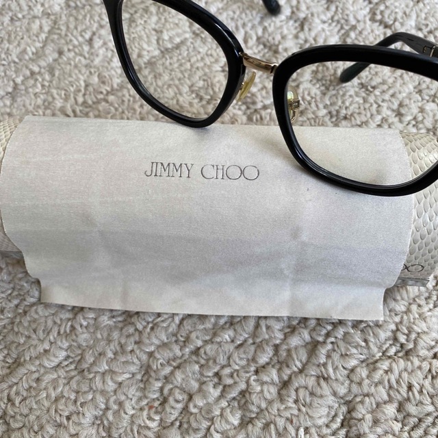 JIMMY CHOO(ジミーチュウ)のJIMMY CHOO 眼鏡 (度入り) レディースのファッション小物(サングラス/メガネ)の商品写真