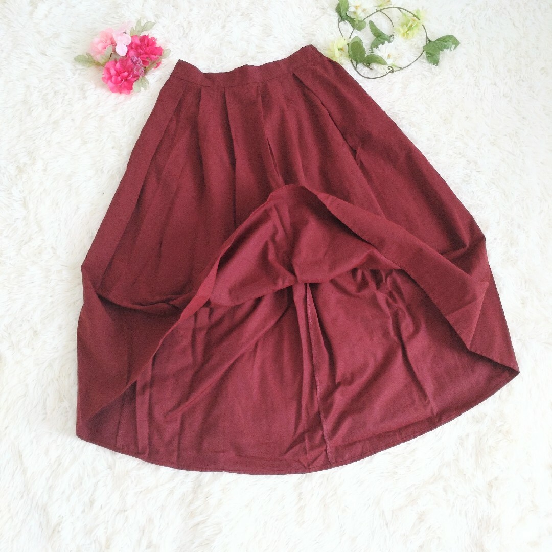 GU(ジーユー)のGU　ステップト゚ヘムフレアスカート（Ｍ） レディースのスカート(ロングスカート)の商品写真