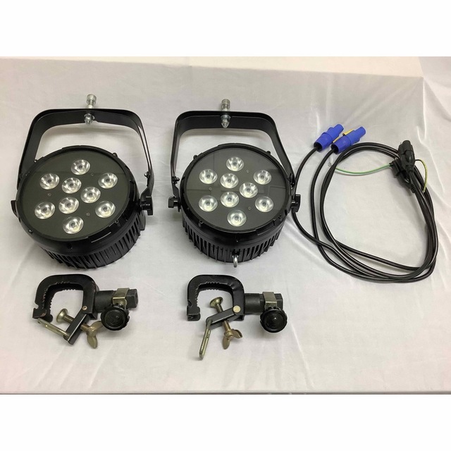 パステルオリーブ e-lite ELF-PAR46QUAD2台 DMXコントローラーJDM-24S