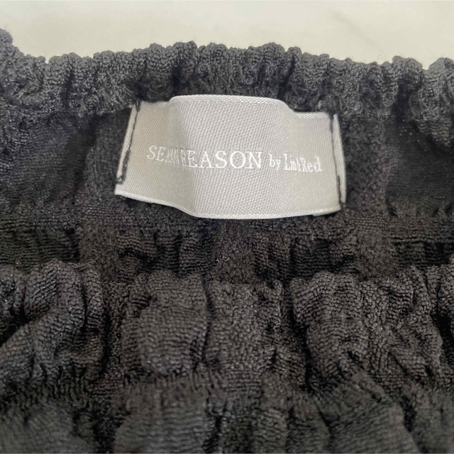 しまむら(シマムラ)のしまむら/ SEASON REASON ポコポコセットアップ ブラック130cm キッズ/ベビー/マタニティのキッズ服女の子用(90cm~)(その他)の商品写真