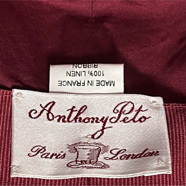 Anthony Peto(アンソニーピート)の【新品】Anthony Petoアンソニーピート 高級フランス製リネンハンチング メンズの帽子(ハンチング/ベレー帽)の商品写真