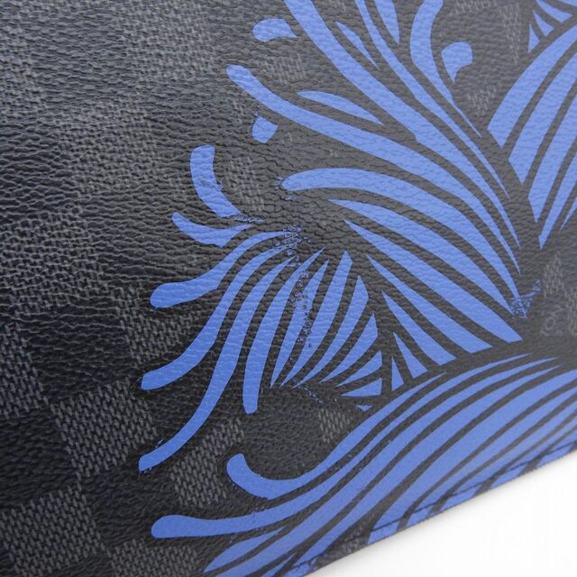 【本物保証】 美品 ルイヴィトン LOUIS VUITTON ダミエグラフィット ポシェットジュールGM クリストファーネメス 3
