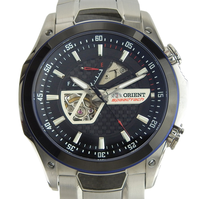 ORIENT(オリエント)の【本物保証】 箱・保付超美品 オリエント ORIENT スピードテック WV0021DA(DA05-D0-B) メンズ 自動巻き オートマ 腕時計 メンズの時計(腕時計(アナログ))の商品写真