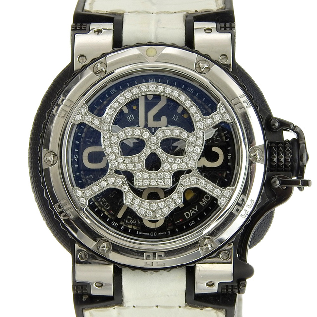 【本物保証】 アクアノウティック AQUANAUTIC キングクーダ メンズ 自動巻き 腕時計 スカルダイヤマスク サブコマンダー ロックダイブありカラー