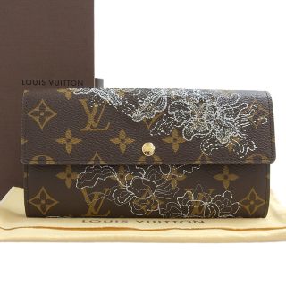 ルイヴィトン(LOUIS VUITTON)の【本物保証】 箱・布袋付 超美品 ルイヴィトン LOUIS VUITTON モノグラム ダンティエル ポルトフォイユ サラ ホック付長財布 M95390(財布)