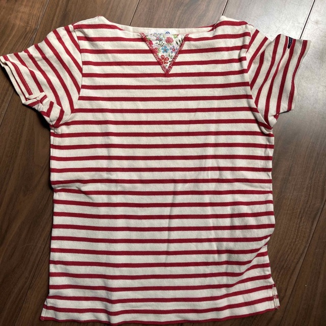 BAPY(ベイピー)のBAPY  ボーダーカットソー　S レディースのトップス(Tシャツ(半袖/袖なし))の商品写真