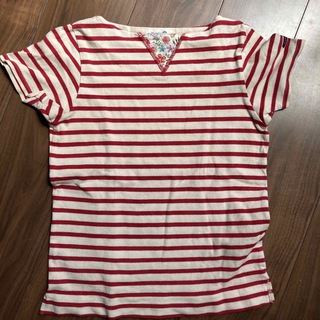 ベイピー(BAPY)のBAPY  ボーダーカットソー　S(Tシャツ(半袖/袖なし))