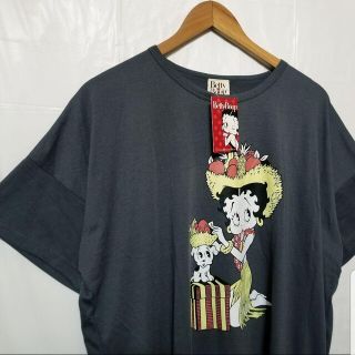 ベティブープ(Betty Boop)のベティーブープ ベティちゃん 服  新品　半袖 Tシャツ　グレー(Tシャツ(半袖/袖なし))