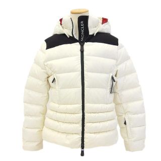 モンクレール(MONCLER)の【本物保証】 モンクレール MONCLER ダウン ジャケット 白 黒 キッズ 146(ジャケット/上着)