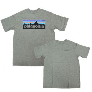 パタゴニア(patagonia)のpatagonia Tシャツ XXL P-6 LOGO グレー　パタゴニア (Tシャツ/カットソー(半袖/袖なし))