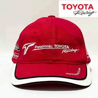 トヨタ(トヨタ)の【美品】TOYOYA Pasonic Racing企業ロゴ盛り公式グッズキャップ(キャップ)