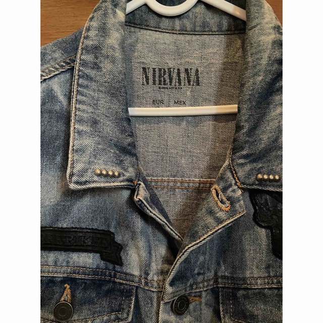 1点物 Nirvana オフィシャル カスタム デニム ライダース ベスト
