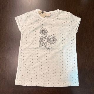 ザラキッズ(ZARA KIDS)の● 未使用 Zara ドットTシャツ●(Tシャツ/カットソー)