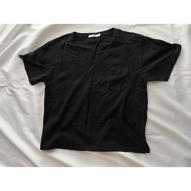 黒Tシャツ レディースのトップス(Tシャツ(半袖/袖なし))の商品写真