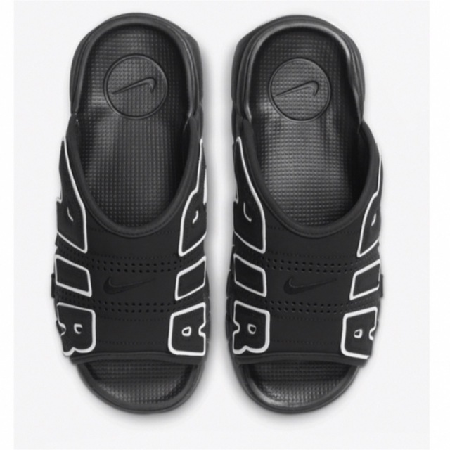 NIKE(ナイキ)のナイキ エアモアアップテンポ スライド "ブラック" メンズの靴/シューズ(サンダル)の商品写真