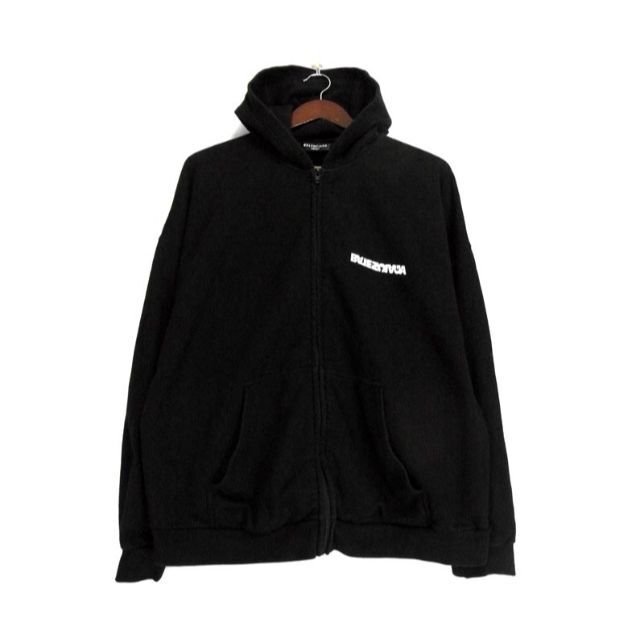 バレンシアガBALENCIAGA□21AW Wide Zip Upパーカー 【通販激安】 www