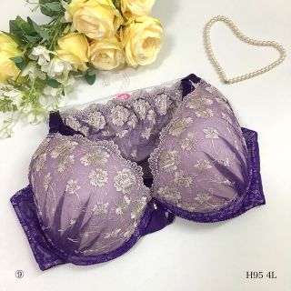 下着☆H95 4Lブラ&ショーツ 女装 男性様も！⑨(ブラ&ショーツセット)