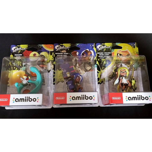 スプラトゥーン amiibo 3種類セット