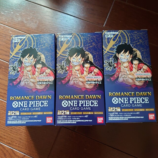 ONE PIECEカードゲーム ROMANCE DAWN 3box