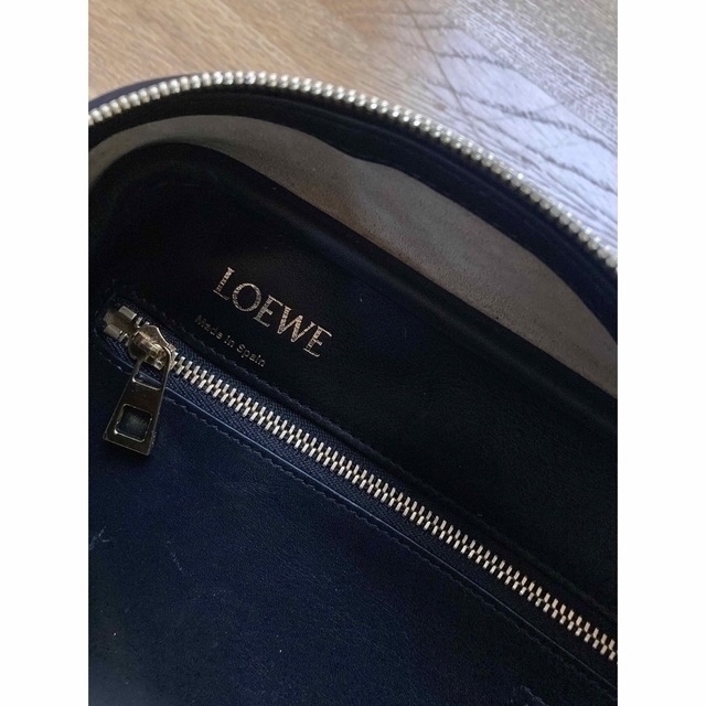 定価約35万円 LOEWE アマソナ19 アナグラムキャンバスジャガードバッグ