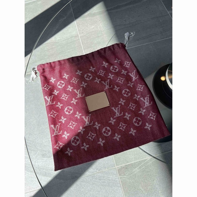 LOUIS VUITTON ルイヴィトン 大判 ストール ポーチ付き 非売品 2