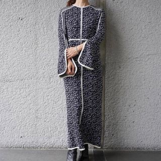 マメ(mame)の21FW mame kurogouchi マメクロゴウチ 金木犀ワンピース(ロングワンピース/マキシワンピース)