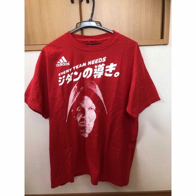 adidas ジダンの導き Tシャツ 激レア プリント　未使用品