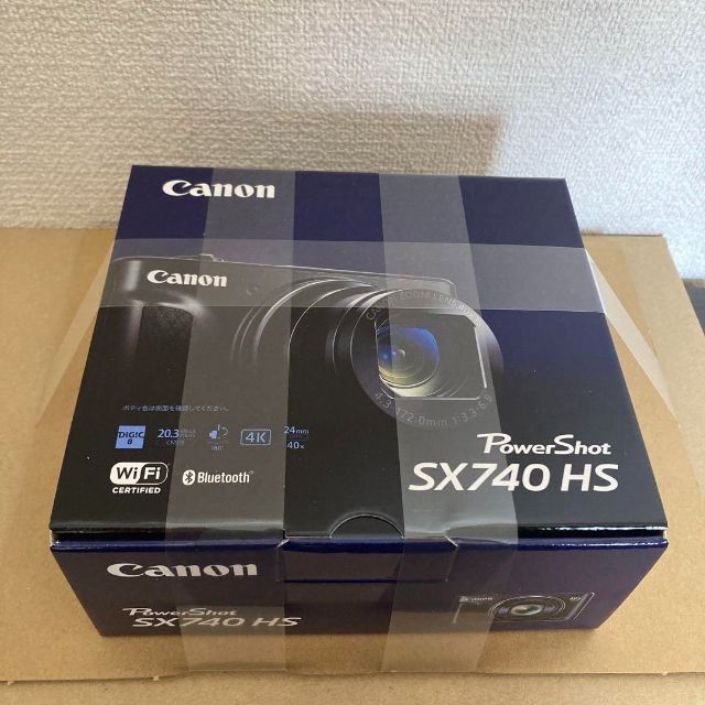 Canon PowerShot SX POWERSHOT SX740 HS BK スマホ/家電/カメラのカメラ(コンパクトデジタルカメラ)の商品写真