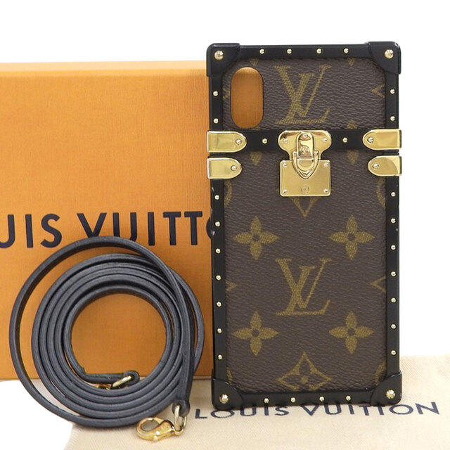 LOUIS VUITTON(ルイヴィトン)の【本物保証】 箱・布袋付 ルイヴィトン LOUIS VUITTON モノグラム アイトランク スマホケース iPhoneX iPhone10 M62618 レディースのファッション小物(その他)の商品写真