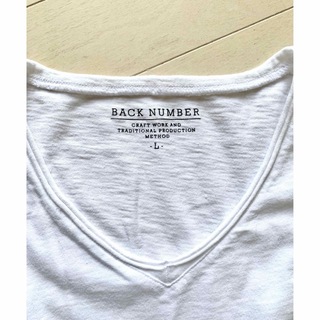 バックナンバー(BACK NUMBER)のRight-on バックナンバー 半袖  Tシャツ Vネック(Tシャツ/カットソー(半袖/袖なし))