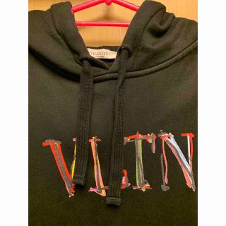 正規 21AW VALENTINO ヴァレンティノ グラフィティロゴ パーカー