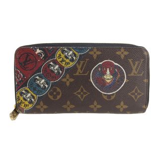 ルイヴィトン(LOUIS VUITTON)の【本物保証】 ルイヴィトン LOUIS VUITTON モノグラム ジッピーウォレット 長財布 歌舞伎 ダルマ 山本寛斎 レア 日本限定 M67249(財布)