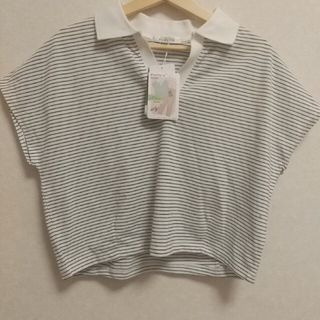 シマムラ(しまむら)のスキッパーボーダーポロプルオーバー(Tシャツ(半袖/袖なし))