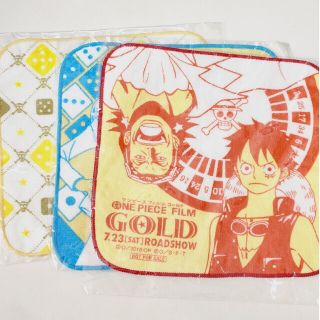 ONE PIECE タオルハンカチ 3枚セット(タオル)