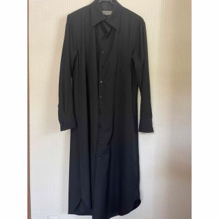 ヨウジヤマモトプールオム(Yohji Yamamoto POUR HOMME)の希少　yohji yamamotoPOURHOMME シワギャバロングシャツ(シャツ)